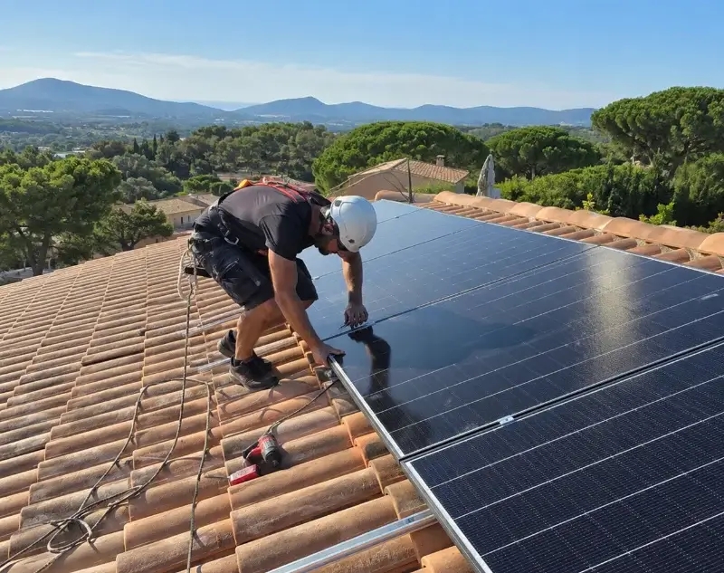 Installateur panneaux solaires Mazaugues — pose photovoltaïque sur toiture