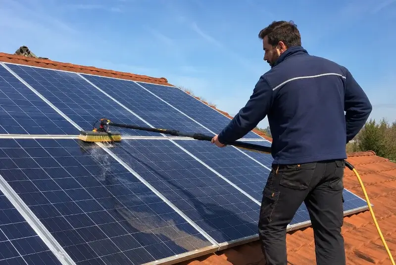 Nettoyage et entretien de panneaux solaires à Mazaugues