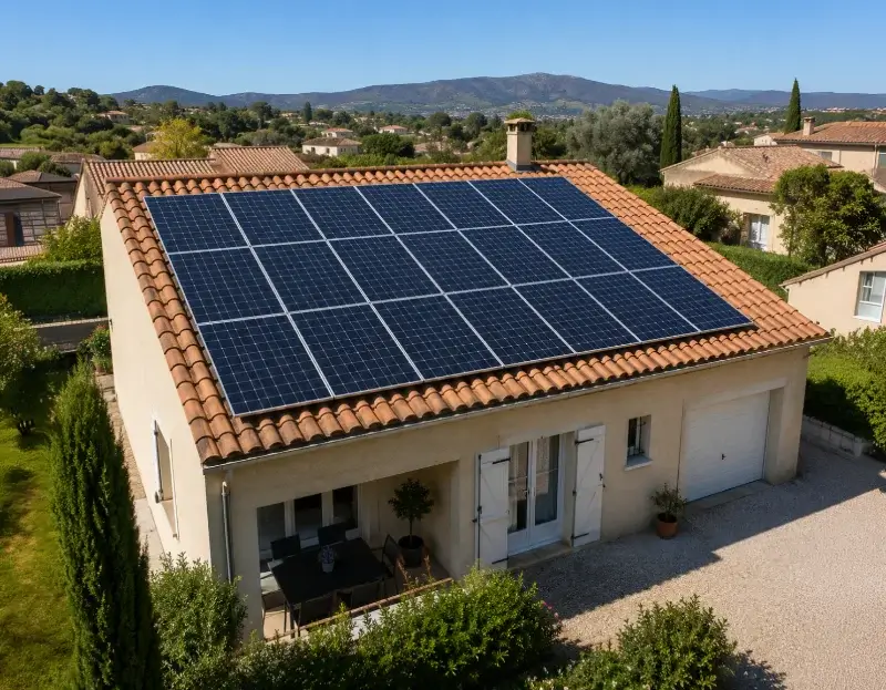 Prime à l'autoconsommation panneaux solaires Mazaugues — aide financière de l'État